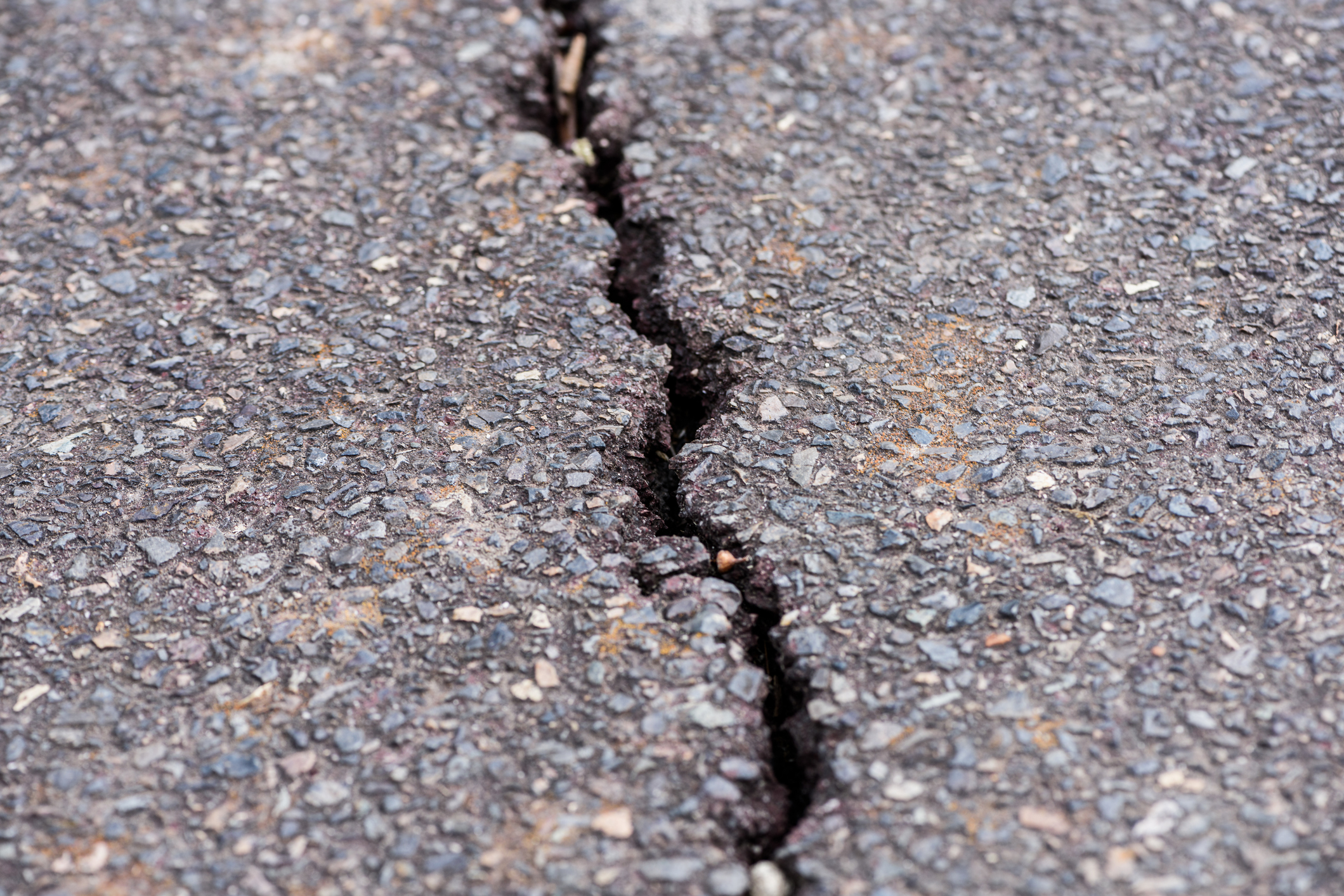 Damaged Road Asphalt