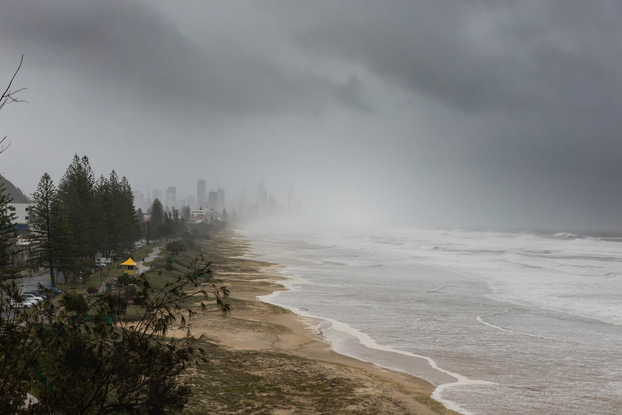 Wild Coastline Storm