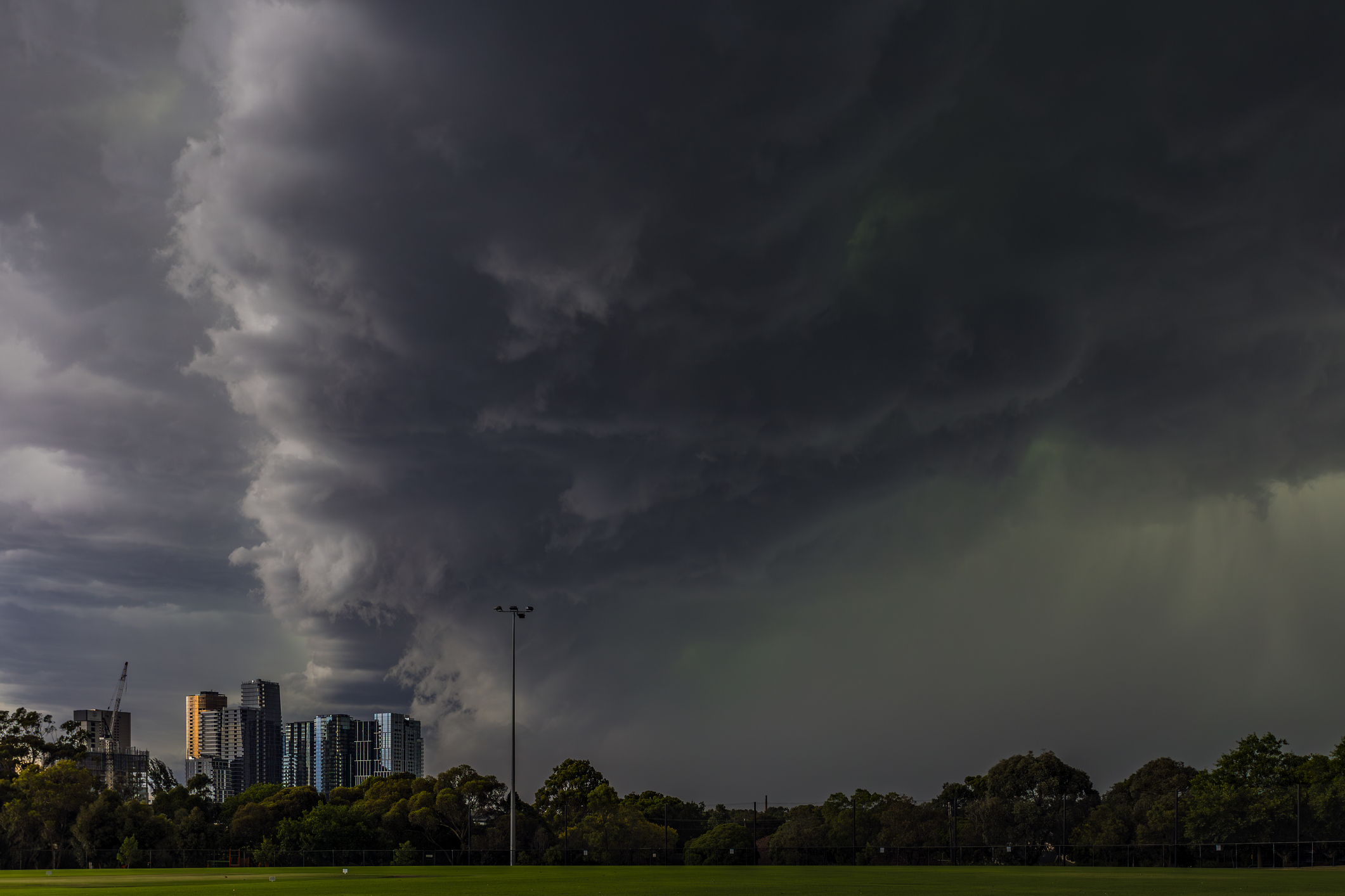 Severe Thunderstorms Over Box Hill