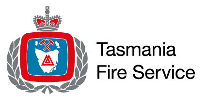 Tasmania Fire Service logo and crest.