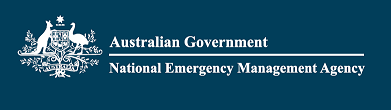 The Australian Government Crest and text 'Australian Government' with a line and 'National Emergency Management Agency' below 
