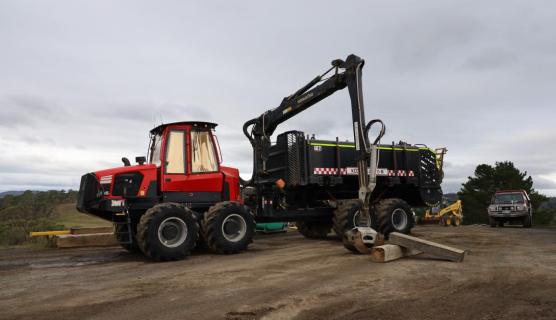 A photo of an earthmover.