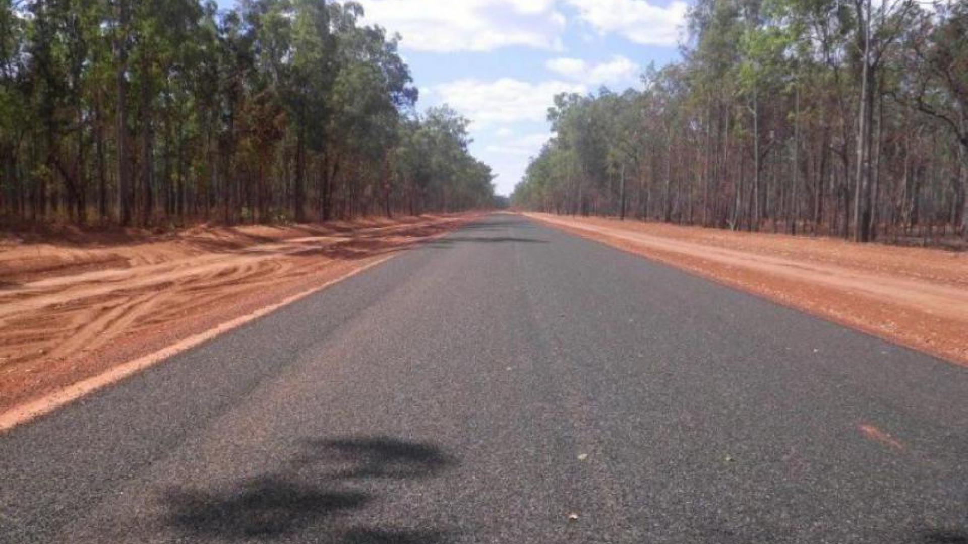 Image of outback road in Queensland.