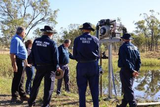 A photo of members of the RFS